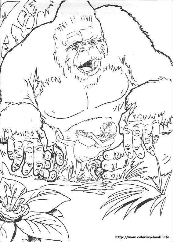 King Kong coloring picture